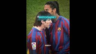 When Ronaldinho vs Real Madrid Defence 🥶