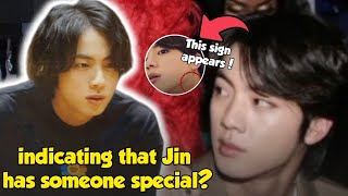 Army is suspicious that Jin has just visited his girlfriend, because this 'Sign' appeared on Jin?!