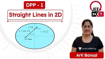JEE Maths: Straight Lines in 2D DPP 1 | JEE 24x7 | Arti Bansal