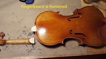 Broken Violin Neck Repair