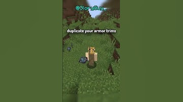 How to duplicate Armor Trims in Minecraft #minecraft #shorts