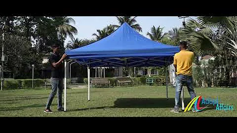 Adapt Affairs 10 x10 ft 3 x 3m  Portable Foldable Reusable Pop up  Gazebo tents installation set up