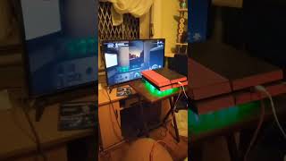 Playing #TSW3 on PS4 with multicolor LED lighting