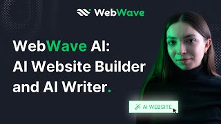 WebWave AI Features - AI Website Builder and AI Writer | Website In 5 Minutes