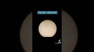 The Sun - 18.02.24 #photosoftodayssun #sunspots #fottageofthesun #thesun #sun #fyp #like #subscribe