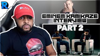 EMINEM KAMIKAZE INTERVIEW PART 2 | THE REAL BEEF WITH MGK \& JOE BUDDEN | WATCH WITH ME