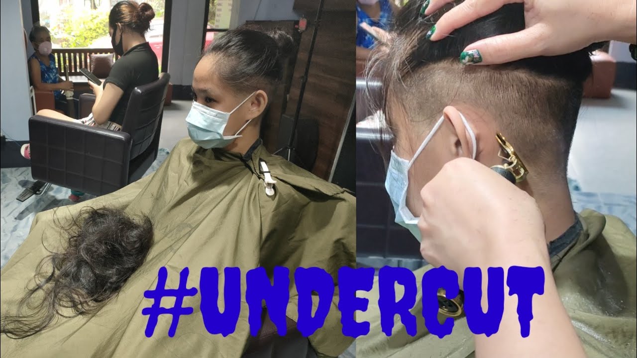 UNDERCUT w/ Mid Length Lady Haircut| #ASMR August 15,2021