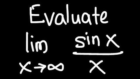 Calc I: Limit at infinity using squeeze theorem