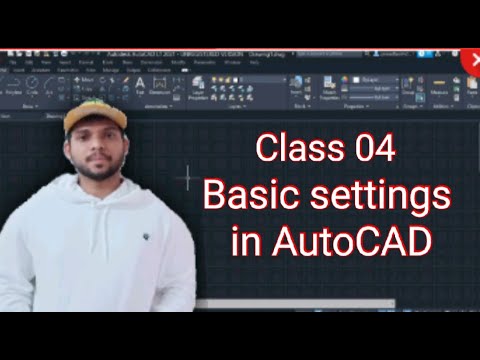 Basic settings in AutoCAD. - YouTube