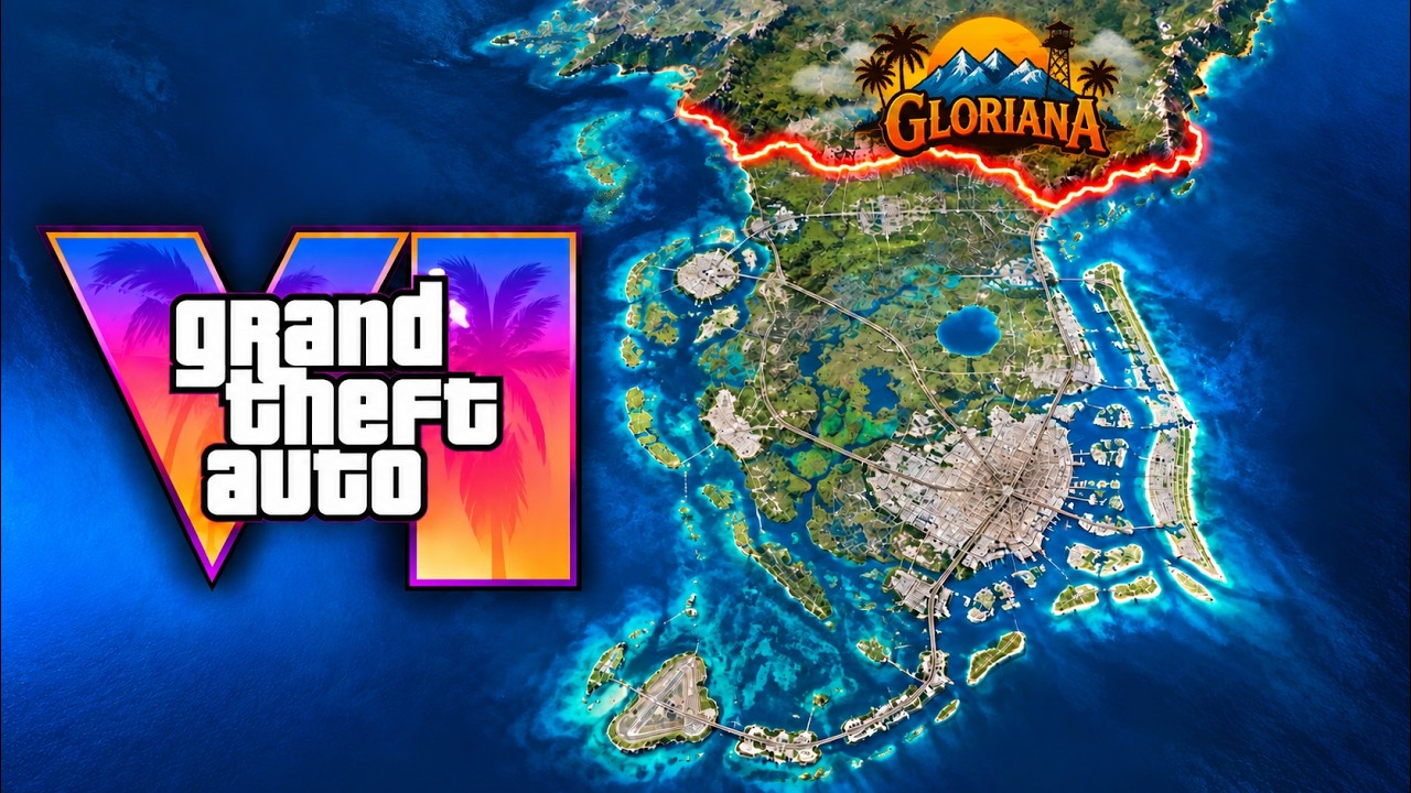 Video thumbnail for GTA 6 MAP JUST CHANGED FOREVER!? - GTA VI New GLORIANA State, Lore, Latest Teased Hidden Locations