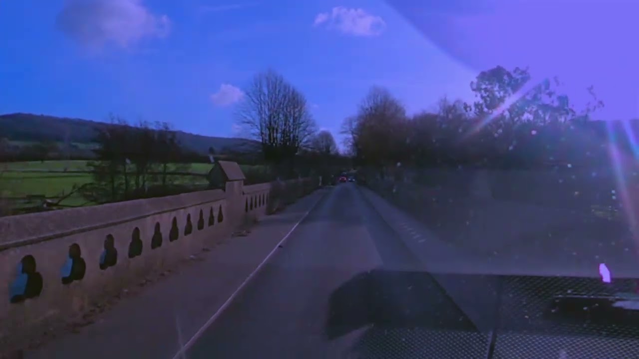 Driving the A4 Over Bathampton Toll Bridge | Scenic River Avon Crossing into Bath