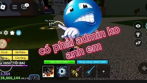TÔI ĐÃ GẶP ADMIN ☠️☠️☠️#bloxfruits #roblox