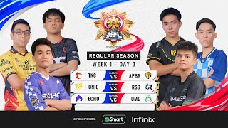 🔴REBROADCAST | MPL PH S13 | ENGLISH-Week1 Day 3