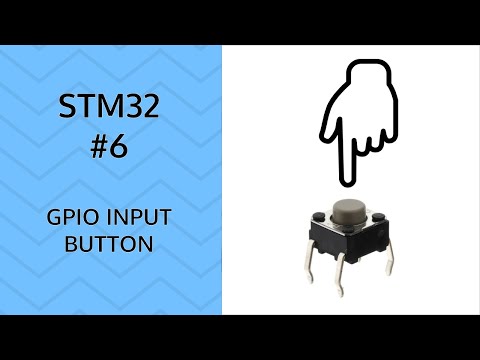 input button  2022 New  Push button | #6 STM32 GPIO Input