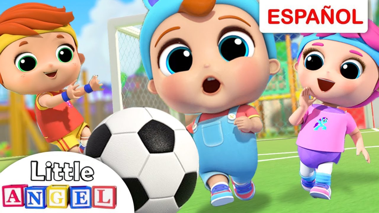 ⁣Aprendiendo a jugar Fútbol ⚽ |  Canciones Infantiles | Bebé Angel en Español