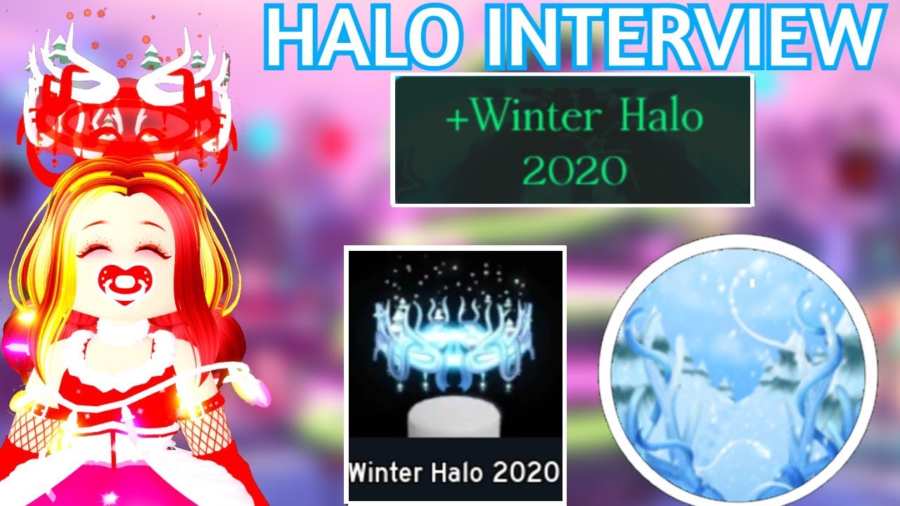 How To Get The Winter Halo Interview And More Roblox Royale High Youtube