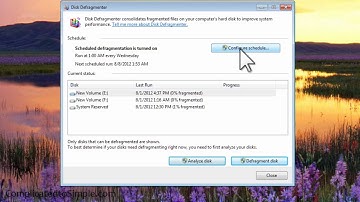 How to Defragment Hard Drive in Windows 7, and Windows Vista