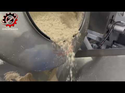 خط تقشير وتحميص السمسم وتبريد وطحن