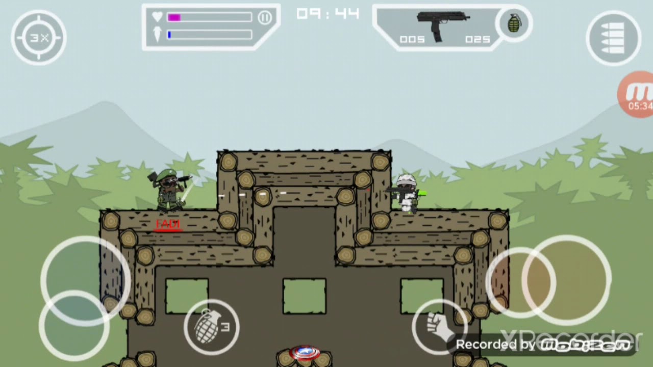 تحديات mini militia mod SHD حمااااس YouTube