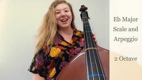 Contrabass | Eb Major Scale and Arpeggio - 2 Octave