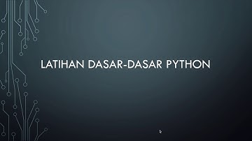 Latihan dasar-dasar python soal 1 (input() dan print()