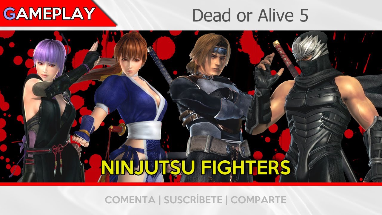 Dead or Alive 5 | Ninjutsu Fighters - Ayane/Kasumi vs Hayate/Ryu ...