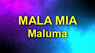 Mala Mía - Maluma (Lyrics ♪ Letra)