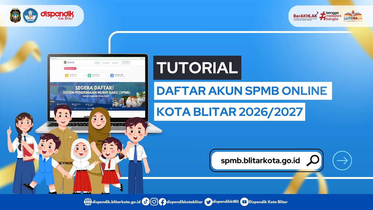 SPMB 2026 [1] | TUTORIAL DAFTAR AKUN SPMB ONLINE KOTA BLITAR TA 2026/ ...