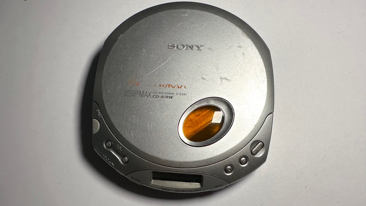 Sony CD Walkman D-E341 - YouTube