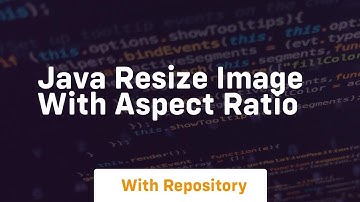 java resize image with aspect ratio