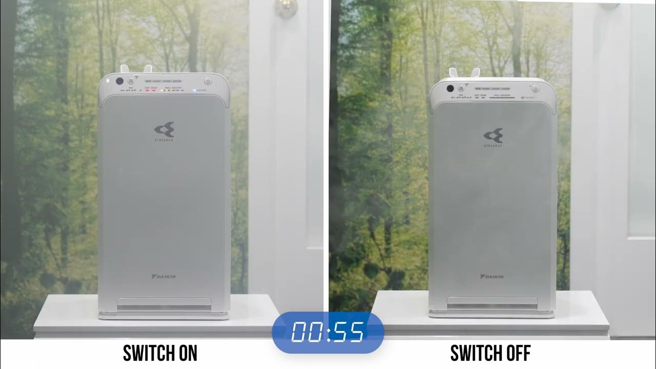 Daikin Air Purifier Smoke Test YouTube