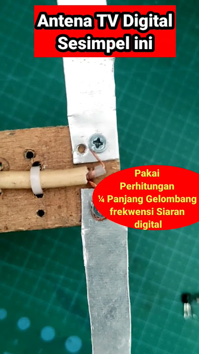 Antena TV Digital simpel#shorts #tutorial #antenna