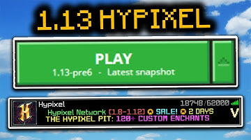HYPIXEL.. on 1.13! (Minecraft)