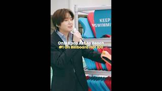 only kpop act to reach #1 on Billboard Hot 100 #bts #jimin #jungkook #swim1onbillboardhot100