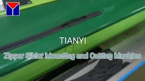 New type!zipper slider mounting and cutting machine zipper machine