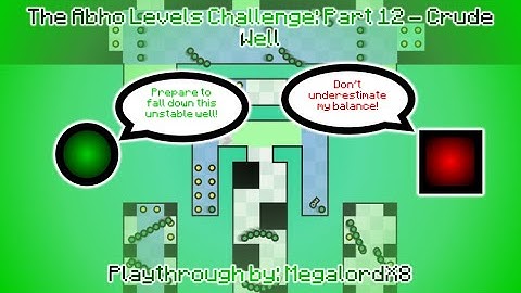 The Worlds Hardest Game Editor: (Abho levels challenge #12) Custom Level - Crude Well