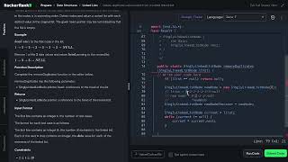 [17] HackerRank: Delete duplicate-value nodes from a sorted linked list | Step-by-Step Solution