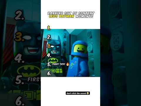 Ranking Lego Batman Mentality
