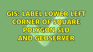 GIS: Label Lower Left Corner Of Square Polygon SLD and Geoserver (2 Solutions!!)