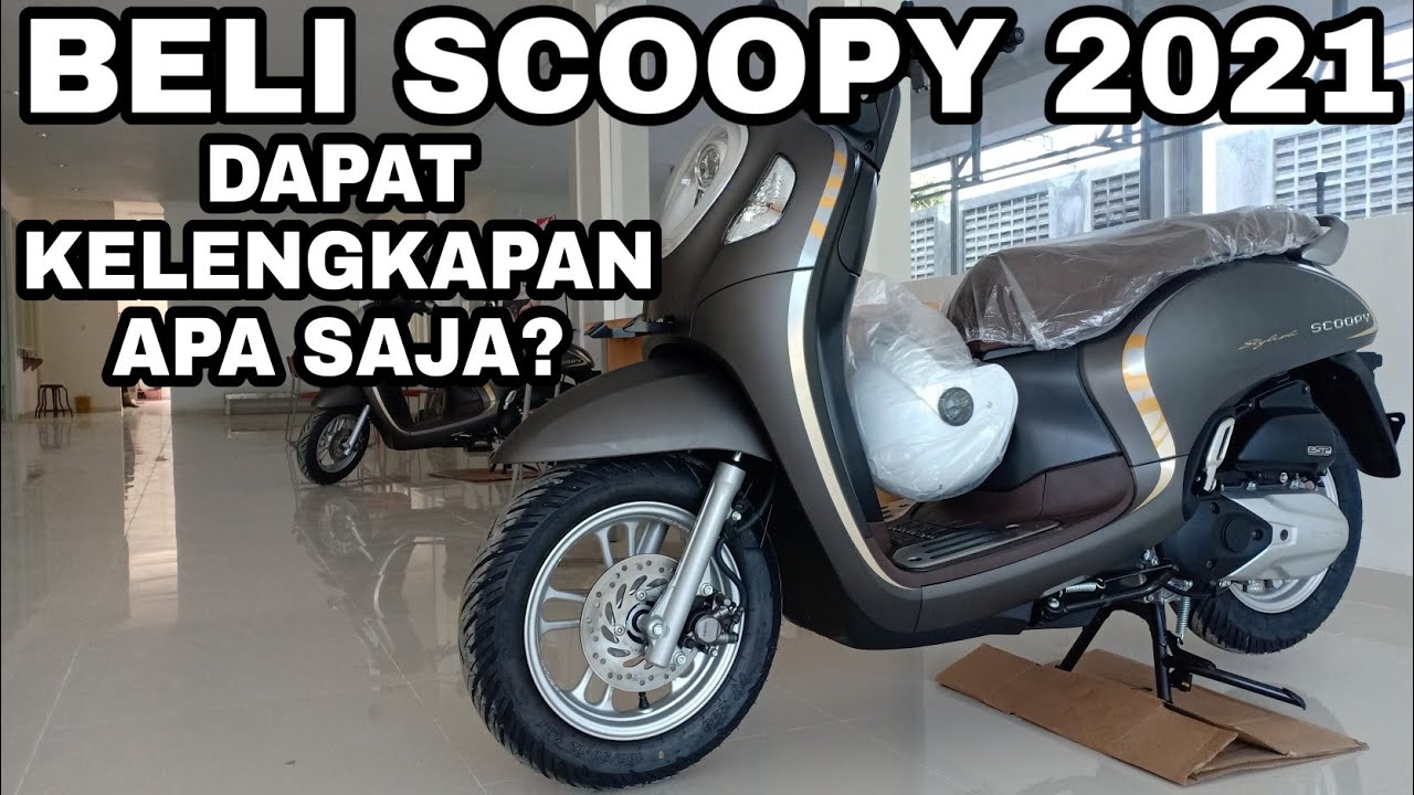 Beli Scoopy 2021 Dapat Kelengkapan Apa Saja Aksesoris Kaya Gini 