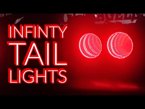 HOW I MADE INSANE INFINITY MIRROR TAIL LIGHTS!!! USED 3D PRINTER!
