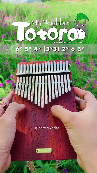 My Neighbor Totoro Path of The Wind Kalimba Tutorial #kalimba