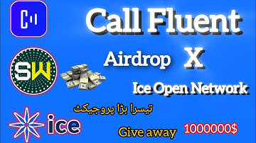 Call Fluent ice 3rd project |Call Fluent Airdrop ice open network |Call Fluent| #CallFluent##boost