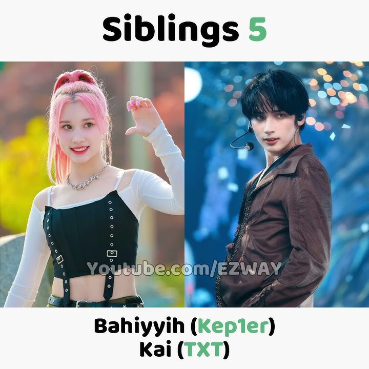 KPOP Idols That REAL Siblings That You Never Know! 😮😱