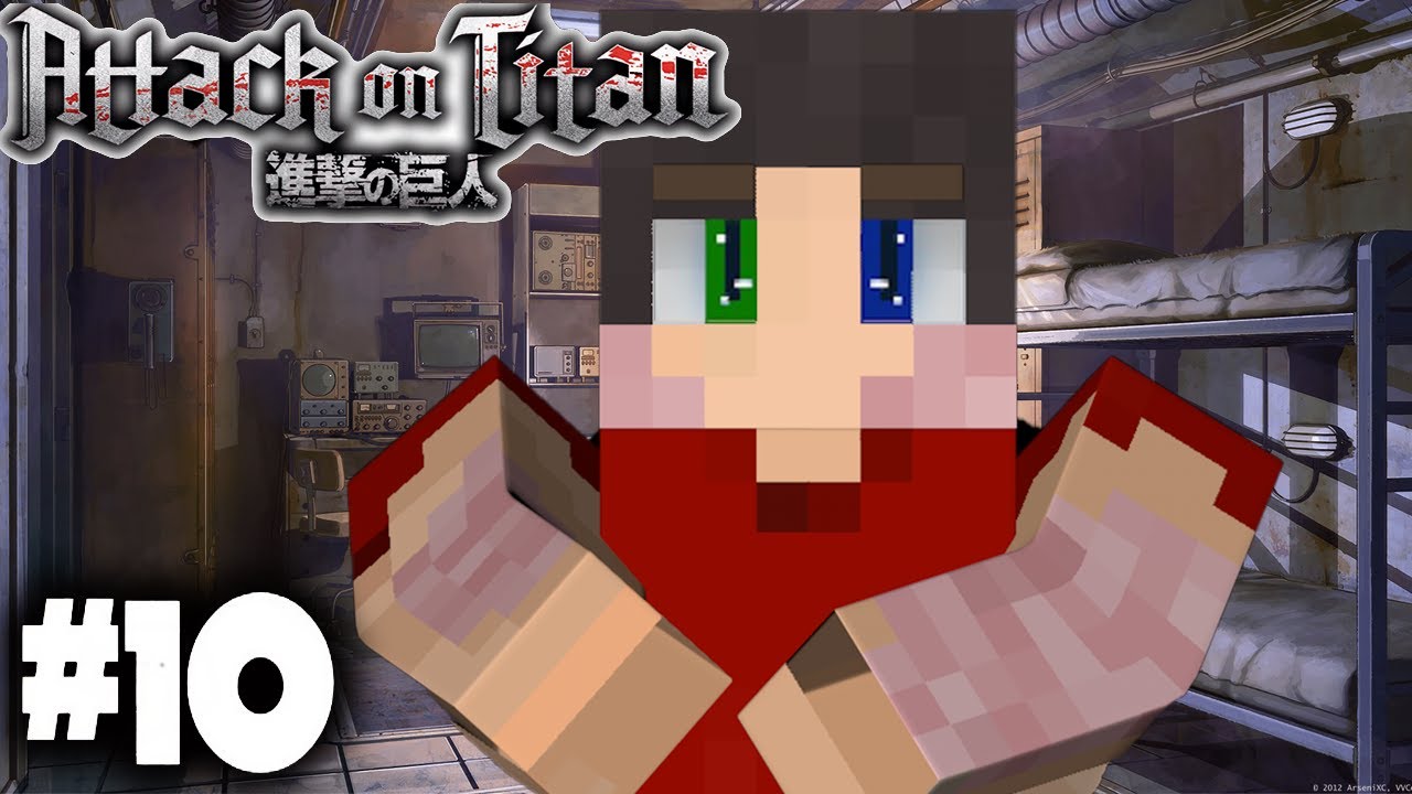 Minecraft Injury Attack on Titan episode 10