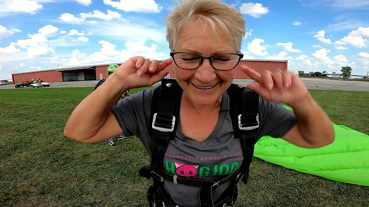 Carol Alvernaz - Tandem Skydive at Skydive Indiana...