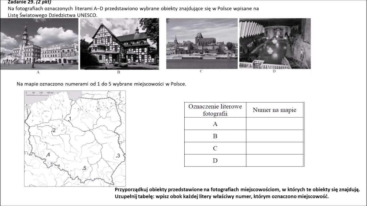 Zadania Z Geografii Klasa 7 Usługi Polski - Zadania maturalne z geografii - YouTube