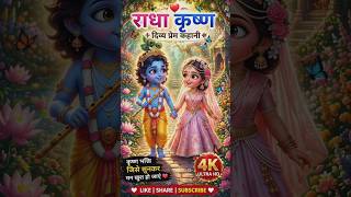 Radha Krishna ❤️ Divine Love Story | Beautiful Krishna Status ✨ #shorts#ytshorts