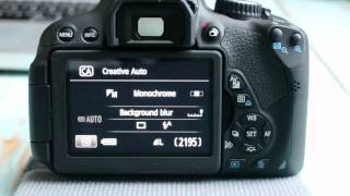 Canon T4i(650D) Guide to the Basic Modes on the Dial