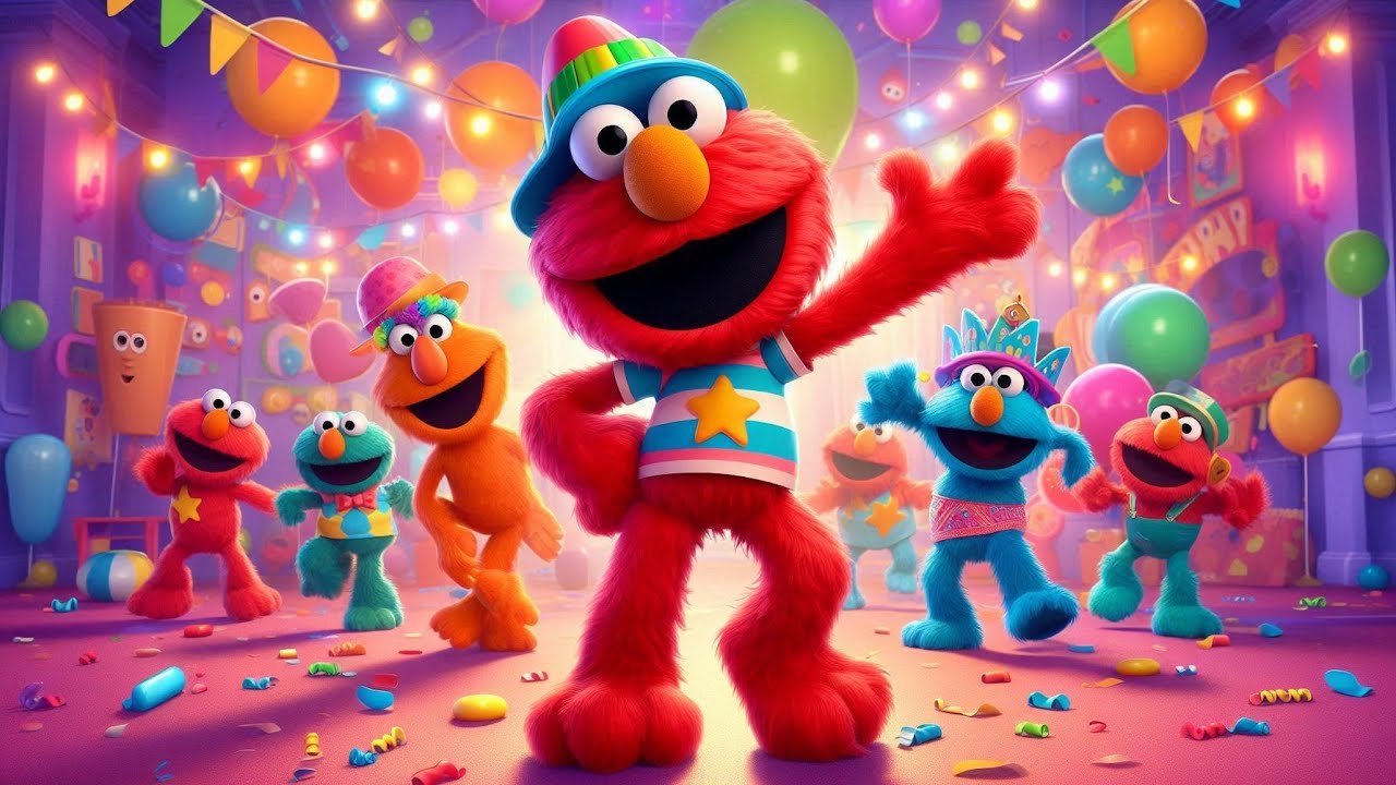 Elmo’s Dance Party - Fun and Energetic Dance Song for Kids! - YouTube